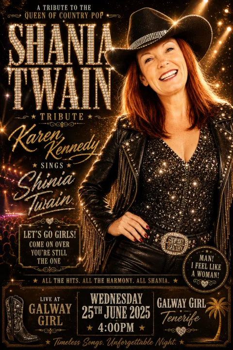 Karen Kennedy as Shania Twain